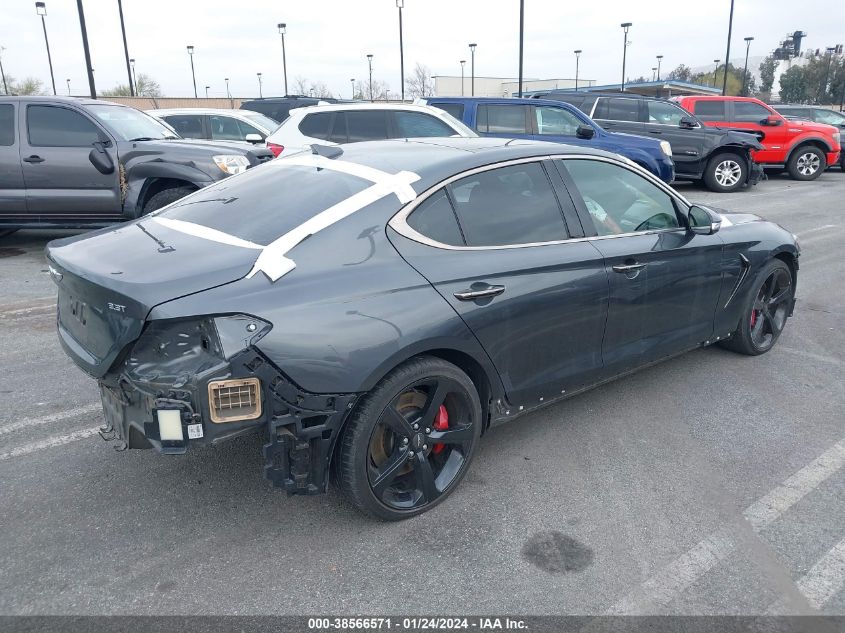 VIN KMTG34LE4MU073196 2021 GENESIS G70 3.3T RWD