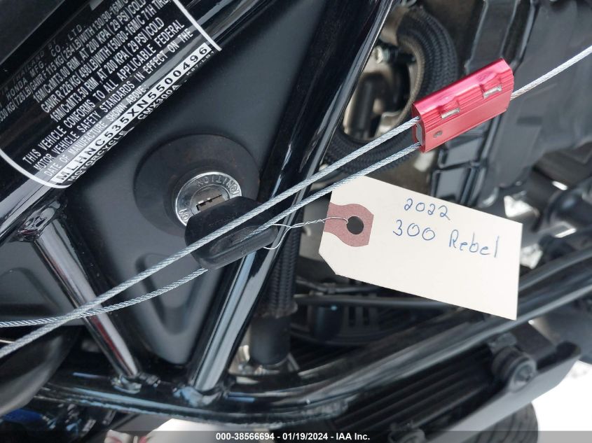 2022 HONDA CMX300 A MLHNC535XN5500496