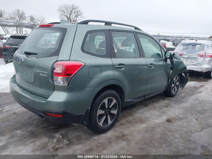 2017 SUBARU FORESTER 2.5I - JF2SJABC5HH453998