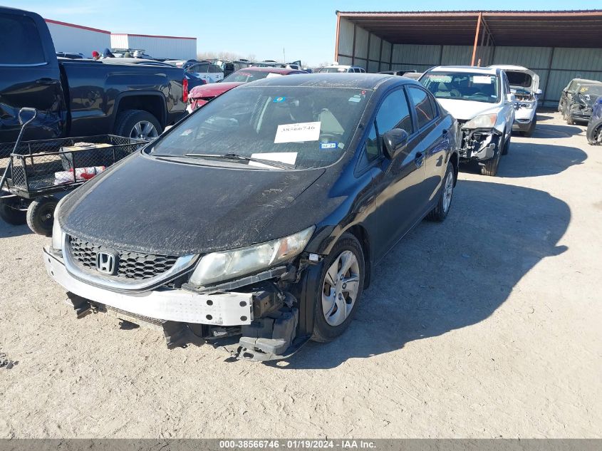 2014 HONDA CIVIC LX - 19XFB2F55EE020830