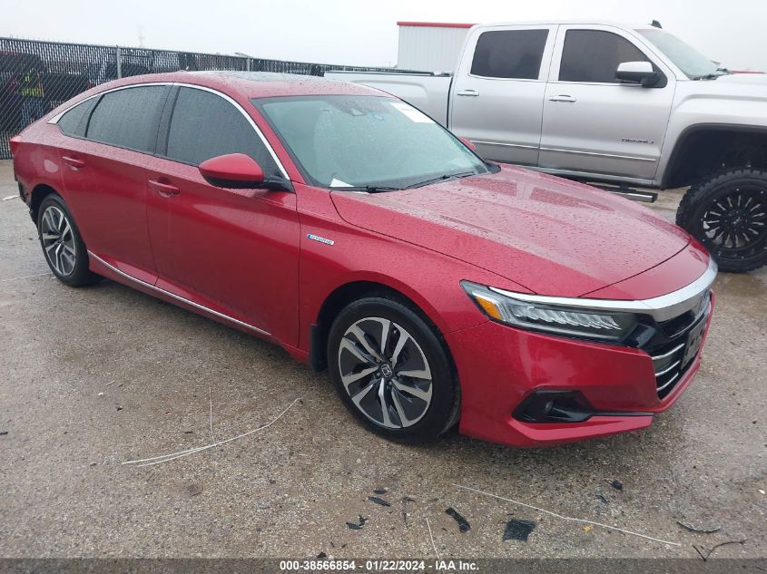 2021 HONDA ACCORD HYBRID EX - 1HGCV3F43MA005883