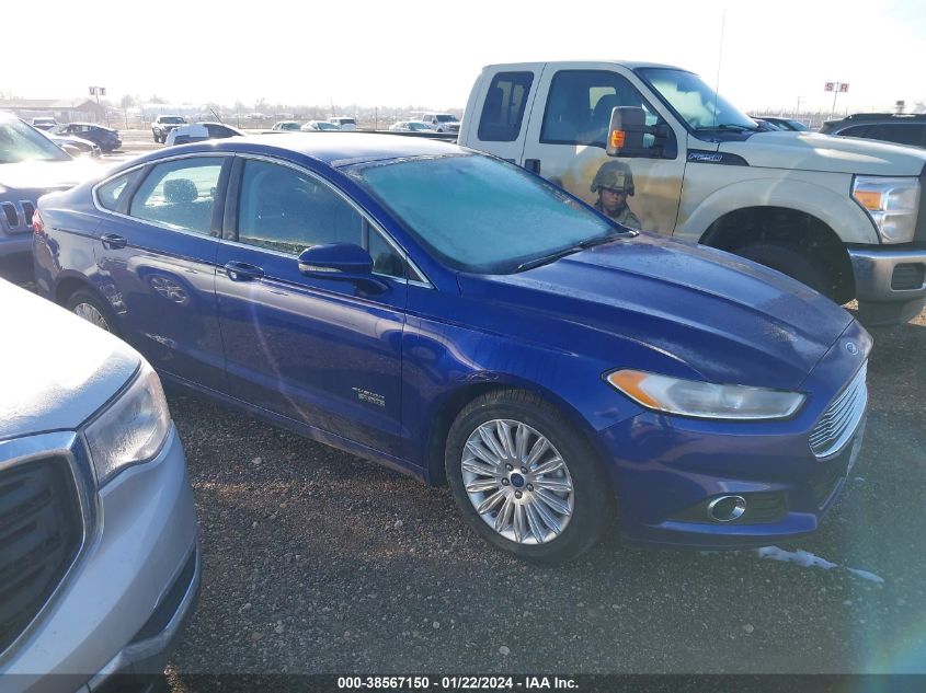 2016 FORD FUSION ENERGI SE LUXURY - 3FA6P0PU1GR160628