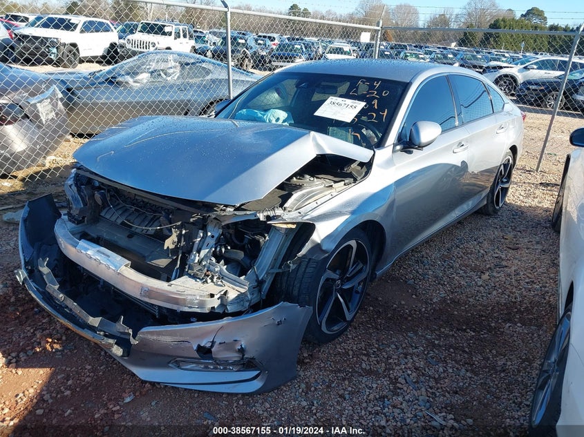 VIN 1HGCV1F37KA118969 2019 HONDA ACCORD SPORT