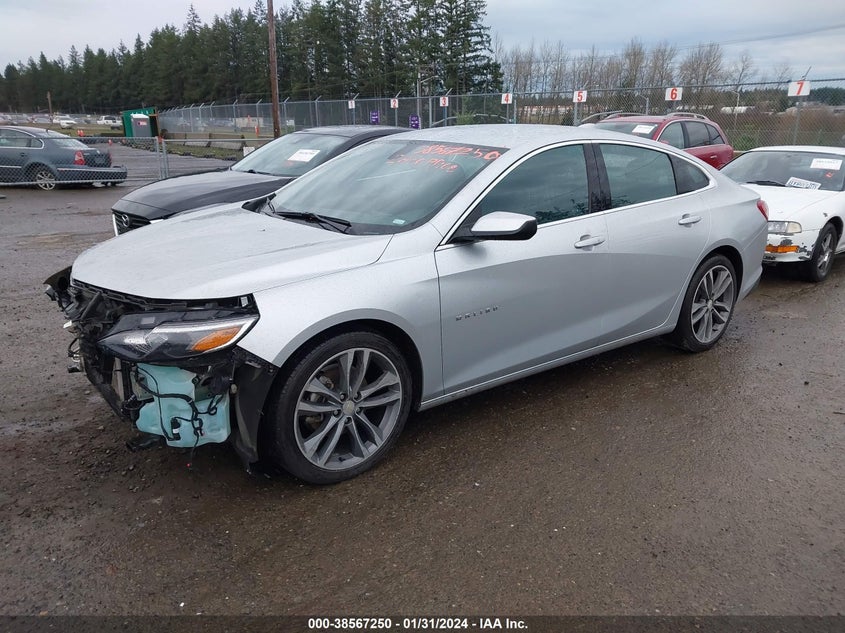 VIN 1G1ZD5ST8MF067845 2021 CHEVROLET MALIBU FWD LT