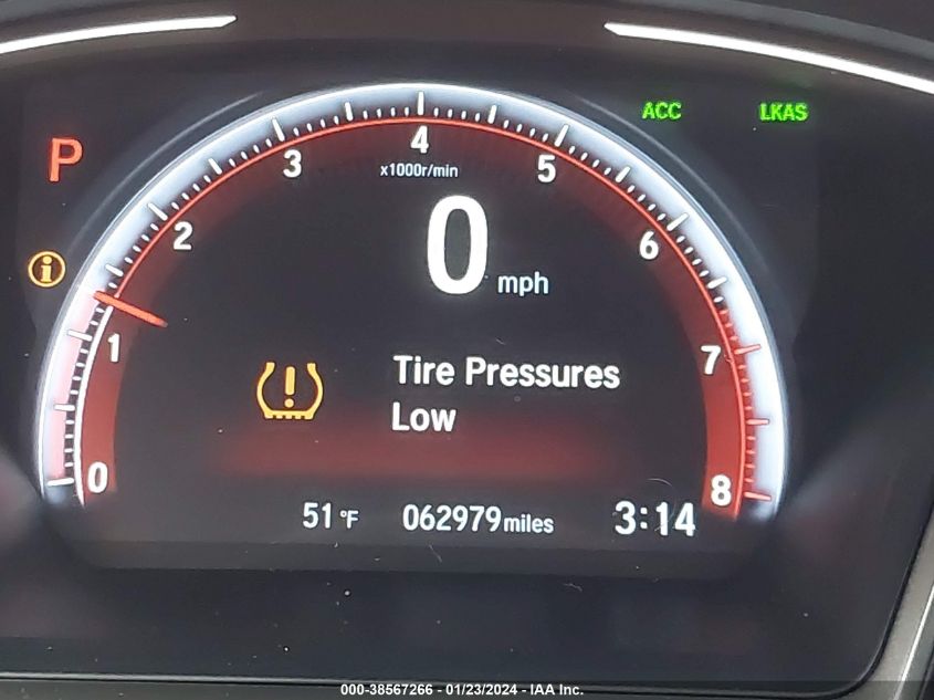 2019 HONDA CIVIC SPORT - 19XFC2F89KE030604