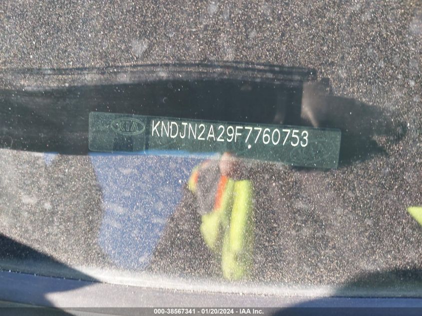 2015 KIA SOUL - KNDJN2A29F7760753