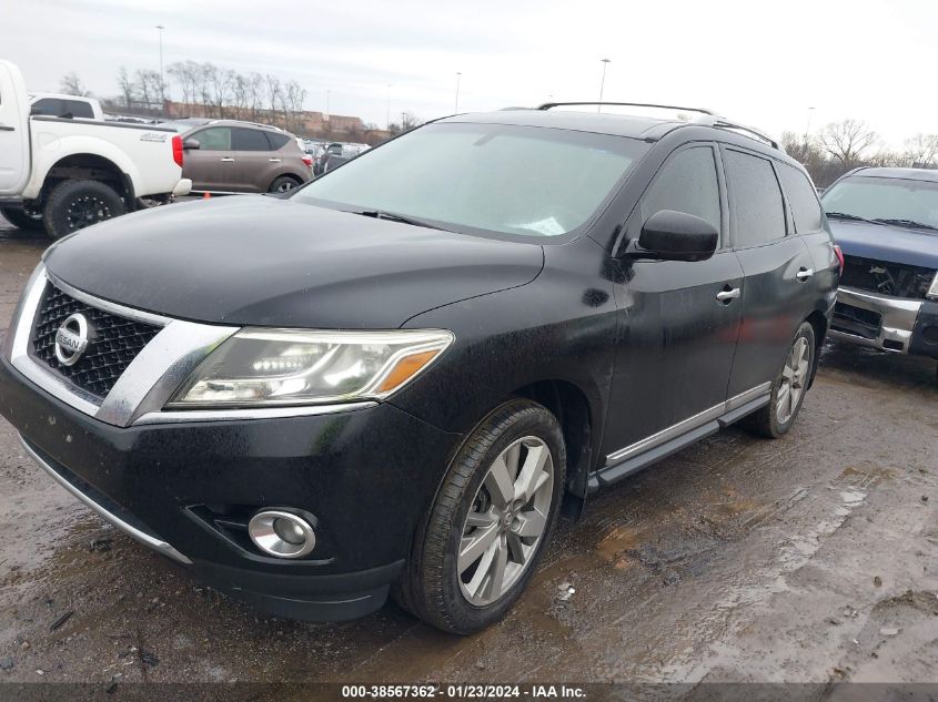 2013 NISSAN PATHFINDER PLATINUM - 5N1AR2MN6DC664637