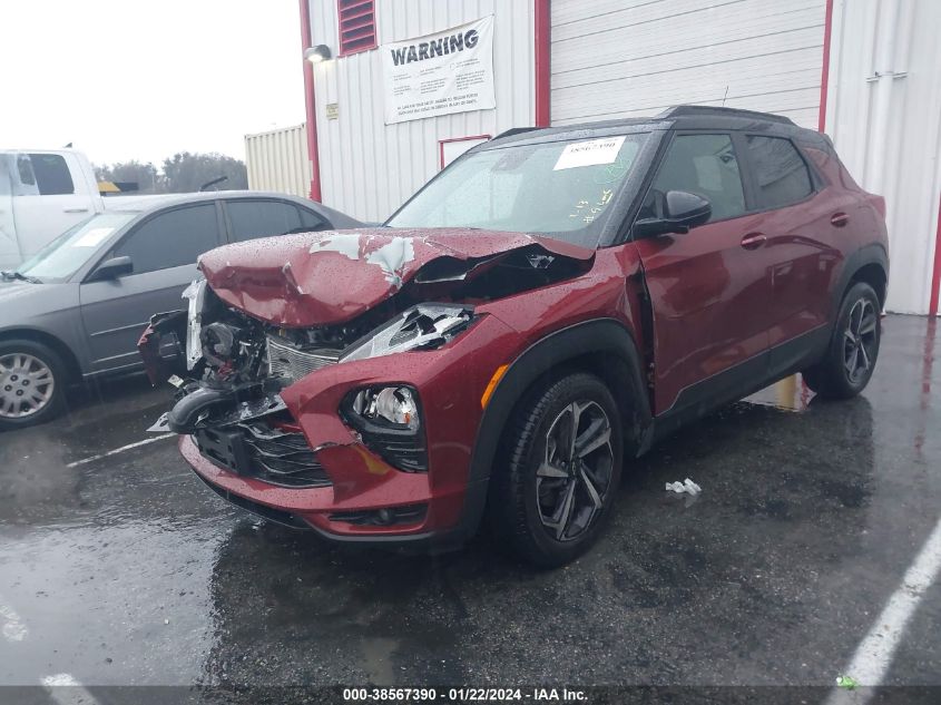 2022 CHEVROLET TRAILBLAZER RS - KL79MTSL6NB023585