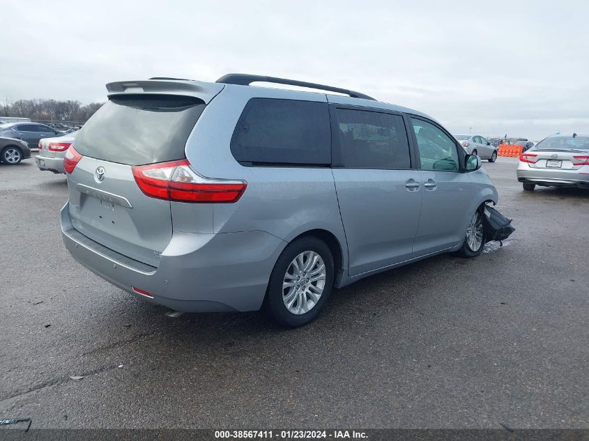 2015 TOYOTA SIENNA XLE/LIMITED - 5TDYK3DC9FS619544