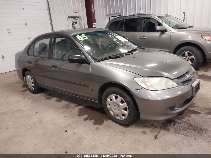 2HGES16385H549232 | 2005 HONDA CIVIC