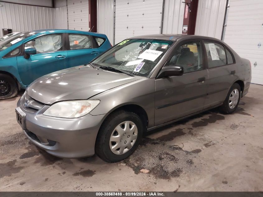 2HGES16385H549232 | 2005 HONDA CIVIC