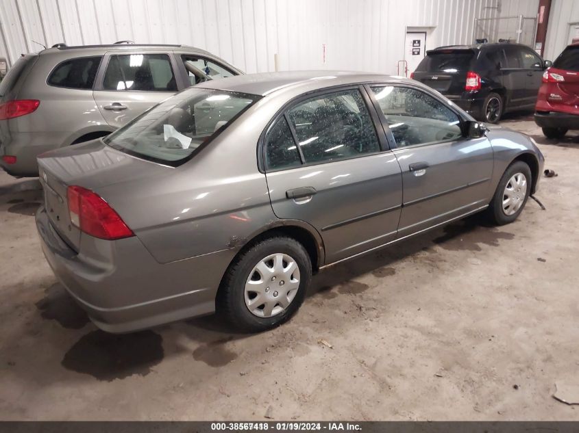 2HGES16385H549232 | 2005 HONDA CIVIC