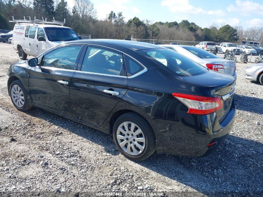 2015 NISSAN SENTRA S/SV/SR/SL - 3N1AB7AP8FY327136