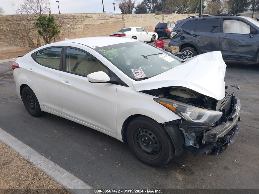 2016 HYUNDAI ELANTRA SE - 5NPDH4AE7GH716659