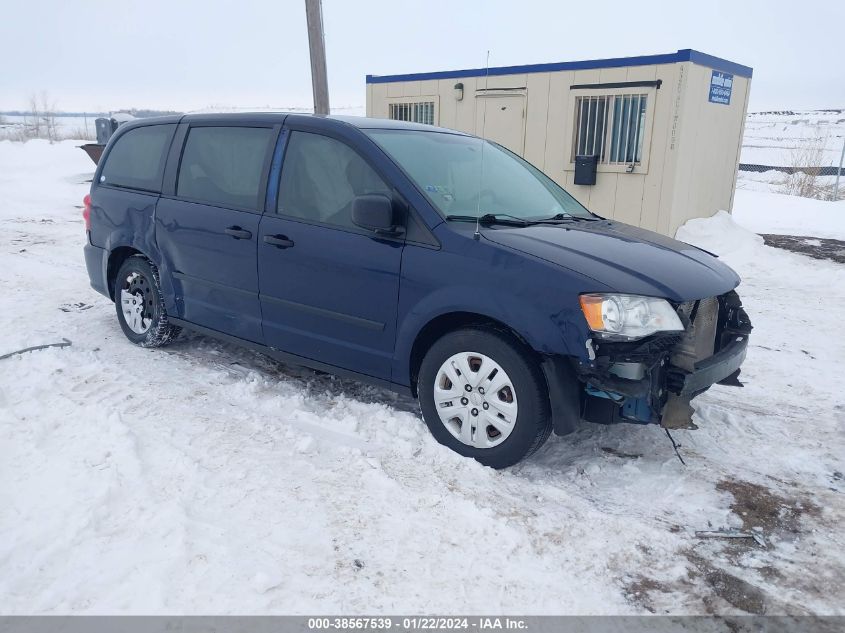 2014 DODGE GRAND CARAVAN AVP/SE - 2C4RDGBG3ER411761