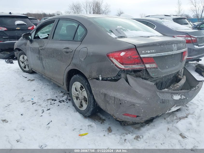 2015 HONDA CIVIC LX - 19XFB2F58FE265994