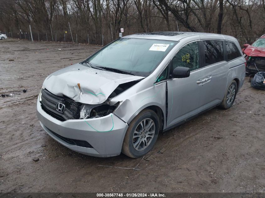 2013 HONDA ODYSSEY EXL - 5FNRL5H65DB035855