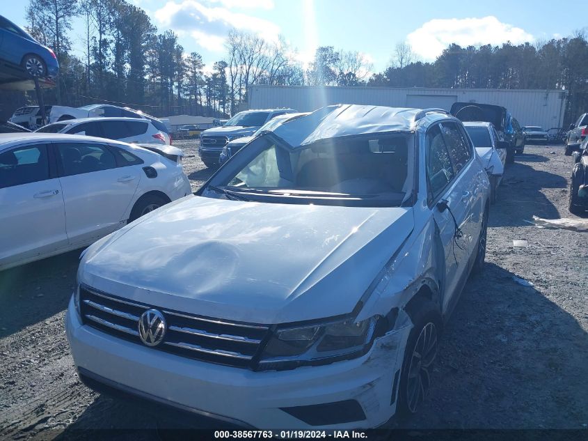 2021 VOLKSWAGEN TIGUAN 2.0T S - 3VV1B7AX0MM004184