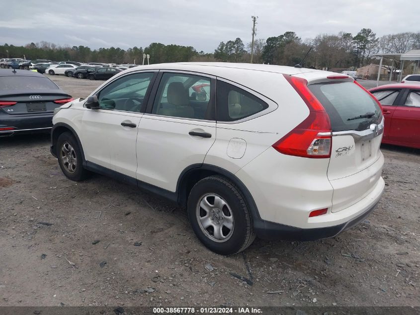 2015 HONDA CR-V LX - 5J6RM3H37FL001322