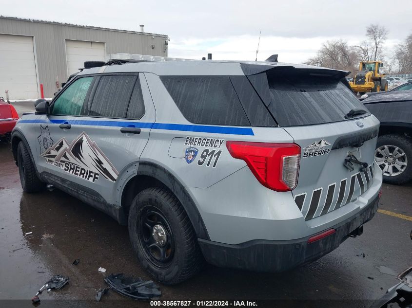 2020 FORD POLICE INTERCEPTOR UTILITY 1FM5K8AW1LGD02177
