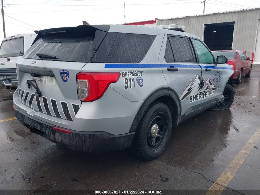 2020 FORD POLICE INTERCEPTOR UTILITY 1FM5K8AW1LGD02177