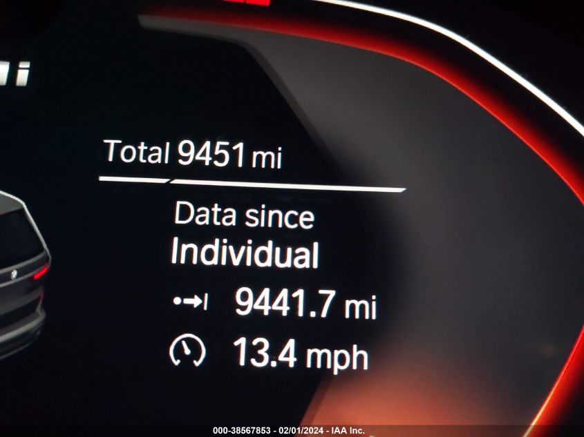 2022 BMW X7 M50I - 5UXCX6C04N9M10518