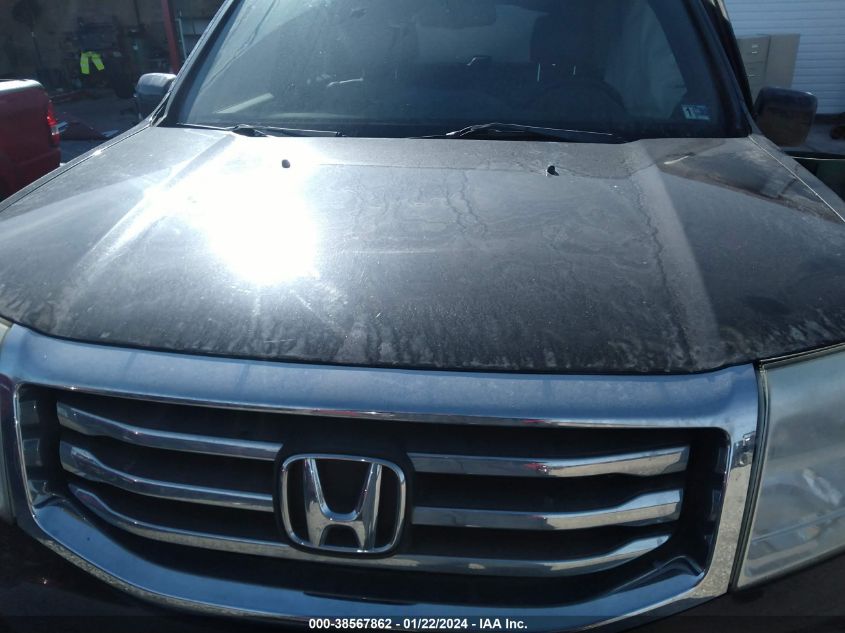 2013 HONDA PILOT EXLN - 5FNYF4H71DB013423