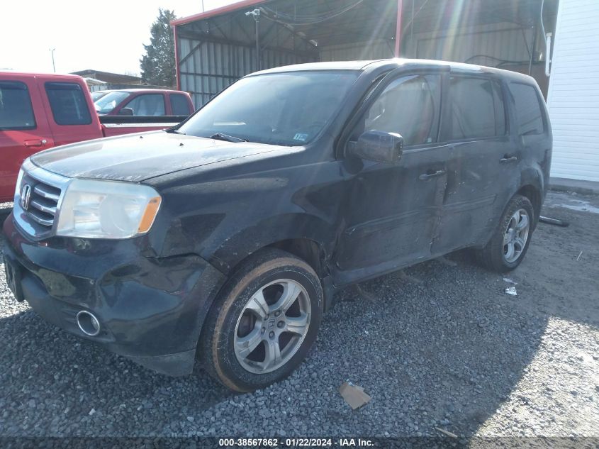 2013 HONDA PILOT EXLN - 5FNYF4H71DB013423