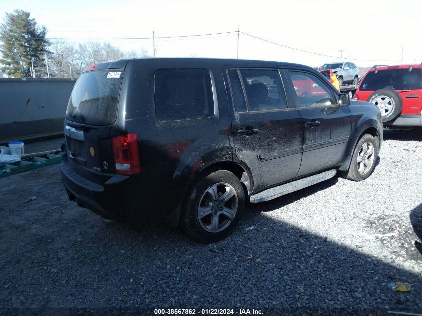 2013 HONDA PILOT EXLN - 5FNYF4H71DB013423