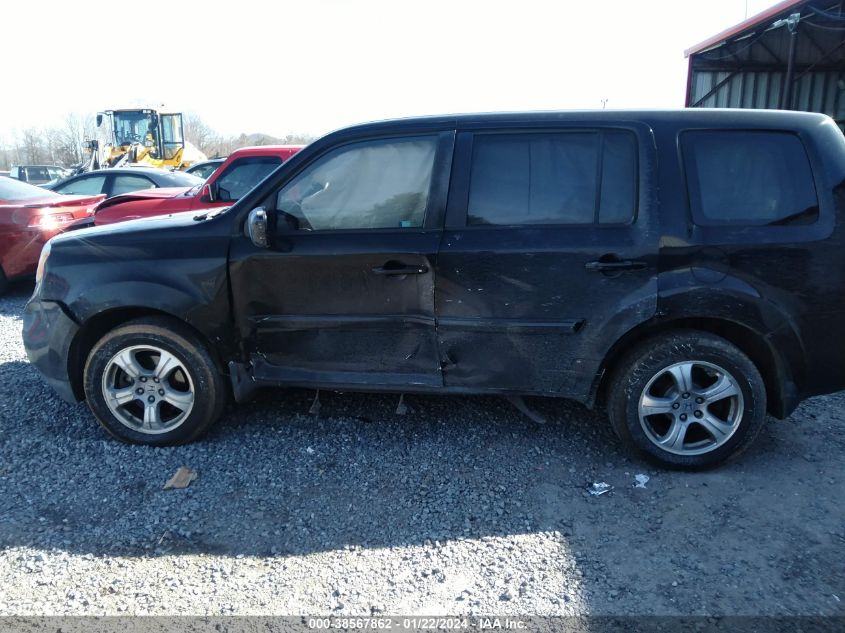 2013 HONDA PILOT EXLN - 5FNYF4H71DB013423