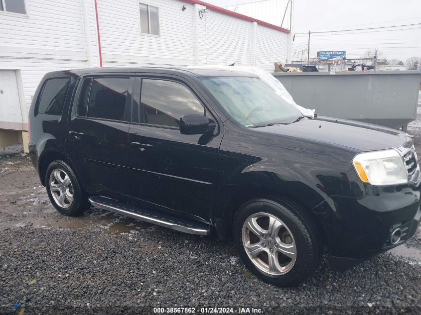 2013 HONDA PILOT EXLN - 5FNYF4H71DB013423