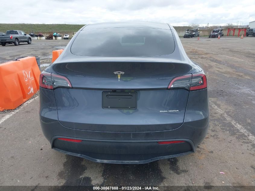 2023 TESLA MODEL Y AWD/LONG RANGE DUAL MOTOR ALL-WHEEL DRIVE - 7SAYGDEE0PA180456