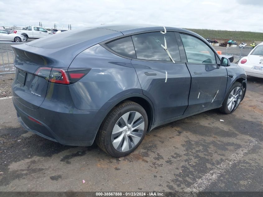 2023 TESLA MODEL Y AWD/LONG RANGE DUAL MOTOR ALL-WHEEL DRIVE - 7SAYGDEE0PA180456