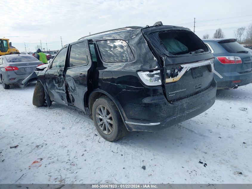 2017 DODGE DURANGO SXT - 1C4RDJAG4HC737371