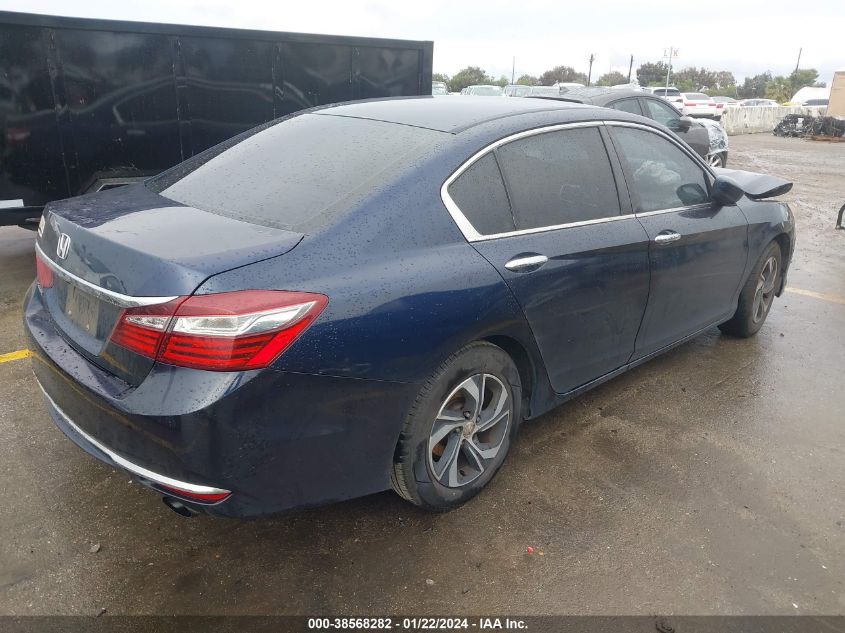 2016 HONDA ACCORD LX - 1HGCR2F30GA038172