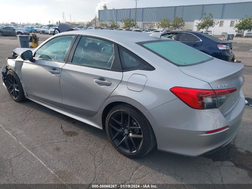 2022 HONDA CIVIC SPORT - 2HGFE2F5XNH521788