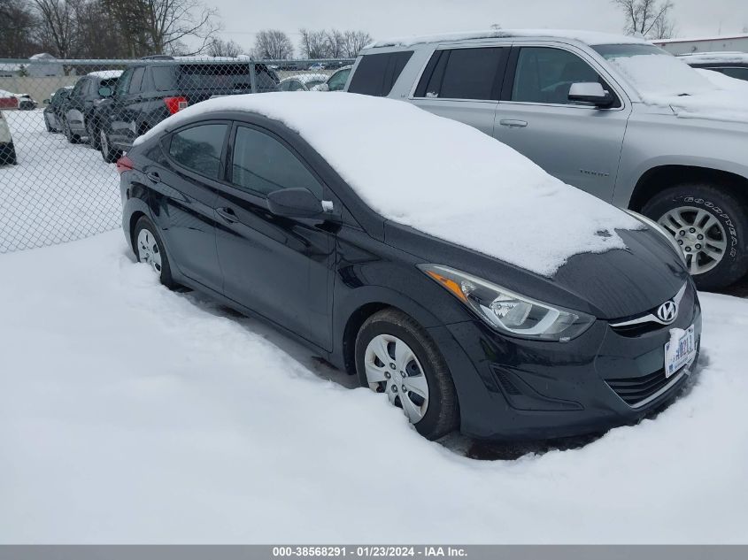 2016 HYUNDAI ELANTRA SE/SPORT/LIMITED - 5NPDH4AE7GH681380