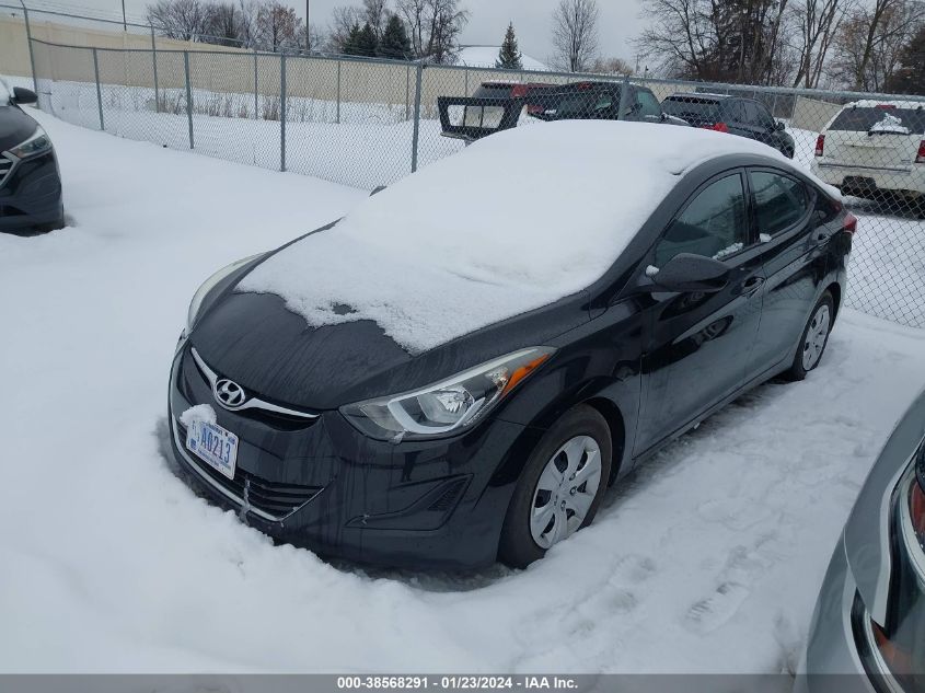 2016 HYUNDAI ELANTRA SE/SPORT/LIMITED - 5NPDH4AE7GH681380