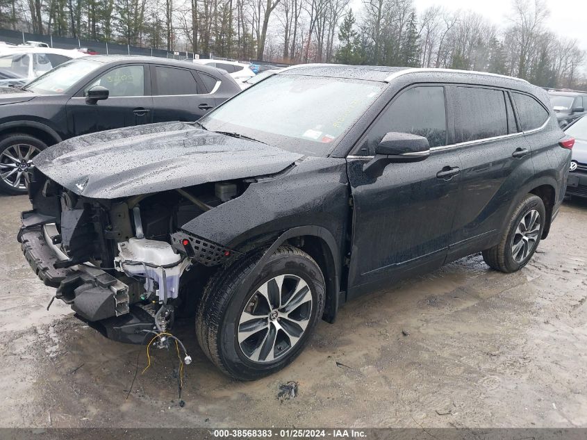 2021 TOYOTA HIGHLANDER XLE - 5TDGZRBH1MS547891