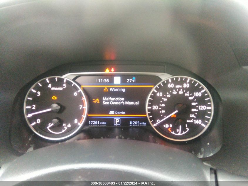 2023 NISSAN ALTIMA SL FWD - 1N4BL4EV5PN393735
