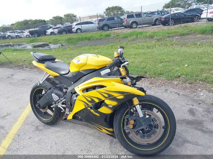 2008 YAMAHA YZFR6 - JYARJ16E98A001579