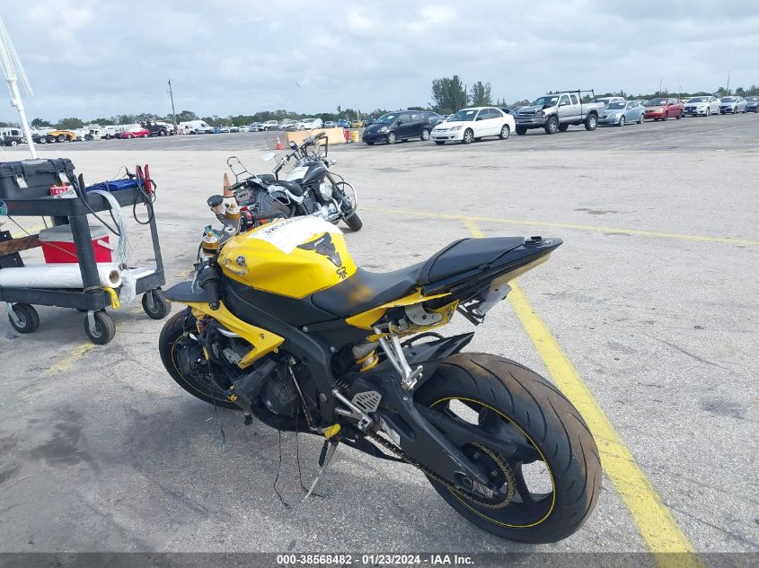 2008 YAMAHA YZFR6 - JYARJ16E98A001579