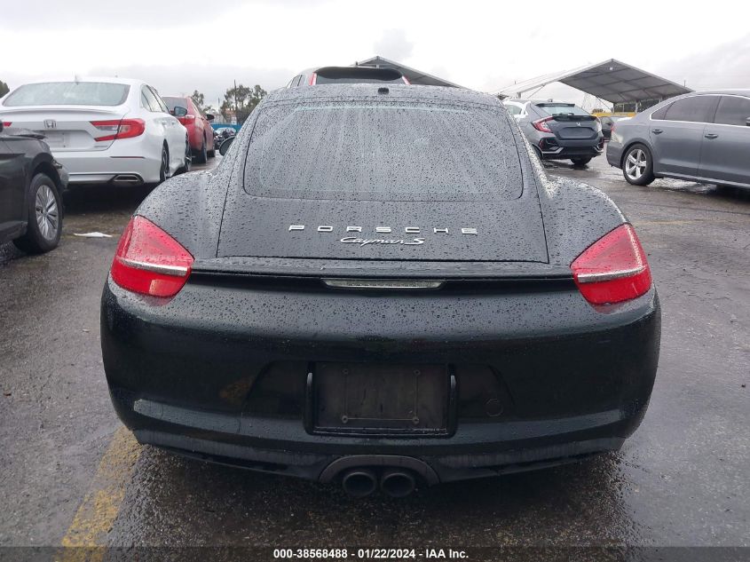 2014 PORSCHE CAYMAN S WP0AB2A80EK190280