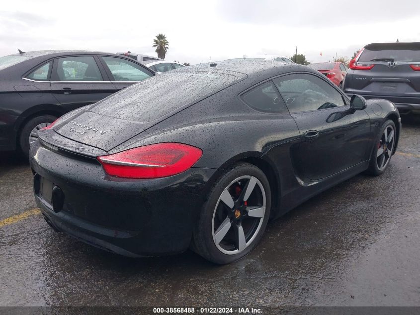 2014 PORSCHE CAYMAN S WP0AB2A80EK190280