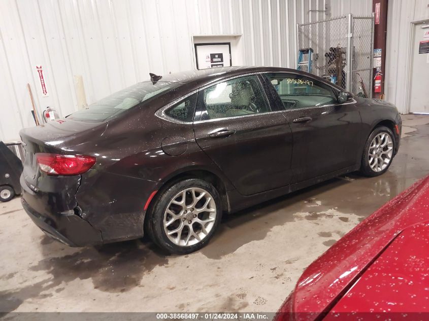 2015 CHRYSLER 200 C - 1C3CCCEG5FN553495