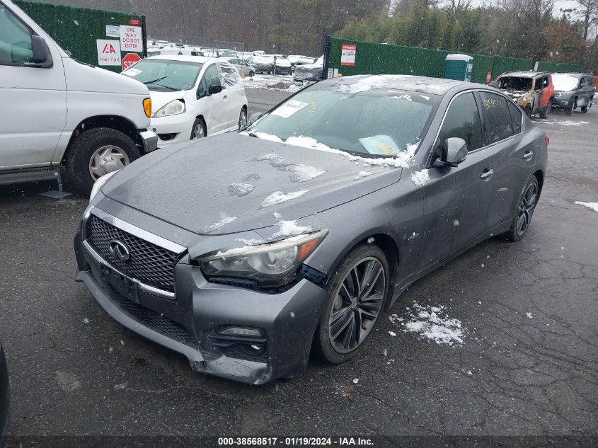2014 INFINITI Q50 HYBRID SPORT JN1AV7AR1EM700480