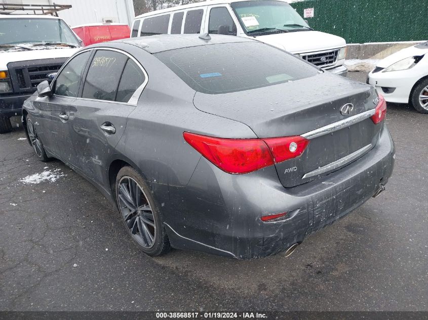 2014 INFINITI Q50 HYBRID SPORT JN1AV7AR1EM700480