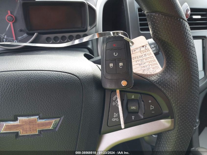 2014 CHEVROLET SONIC LT AUTO - 1G1JC6SB5E4124920
