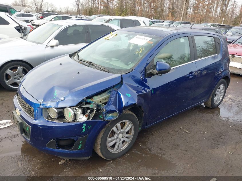 2014 CHEVROLET SONIC LT AUTO - 1G1JC6SB5E4124920