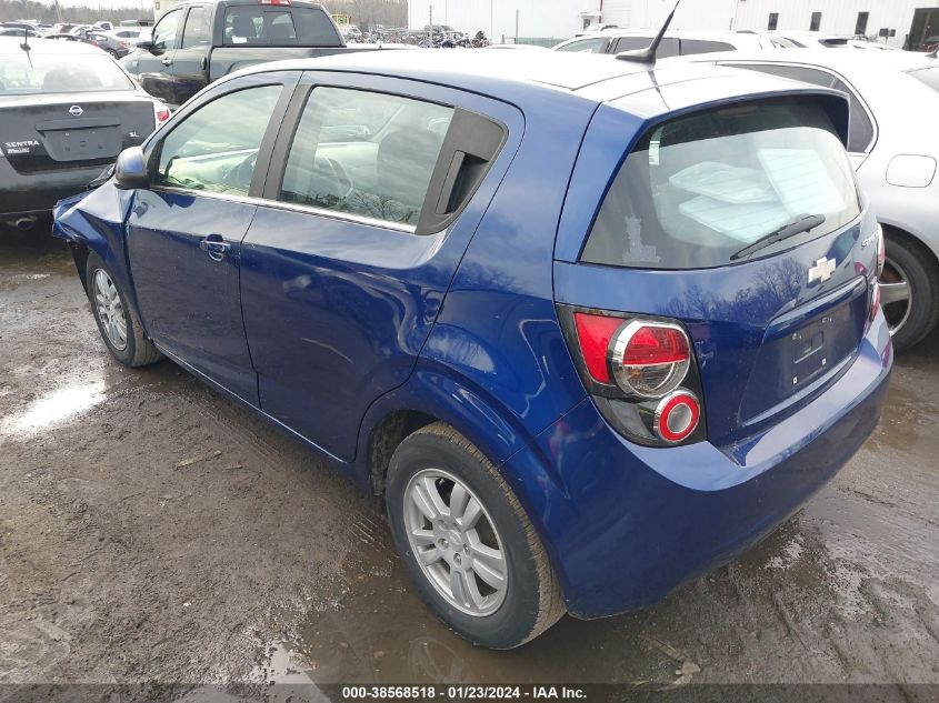 2014 CHEVROLET SONIC LT AUTO - 1G1JC6SB5E4124920